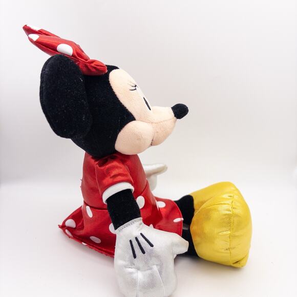 TY Sparkle Disney Classic Minnie Mouse Plush Stuffed 13" Doll Shimmer Toy w TAGS - Picture 2 of 9